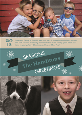 Seasons Greetings A7 Flat