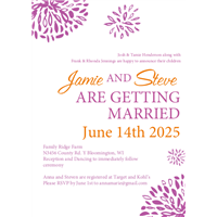 Sweet Serenity Invite