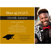 Simple Statement Grad Invite