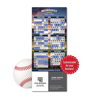 Baseball Schedule Magnet Card