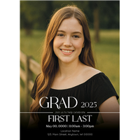 Full Photo Grad Invite