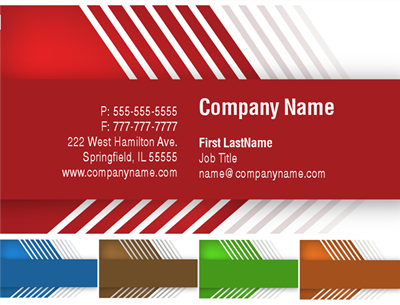 Motion Potion Bus. Card