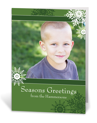 Green Snow A7 Folded