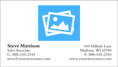 Build Your Own Business Card w/Logo