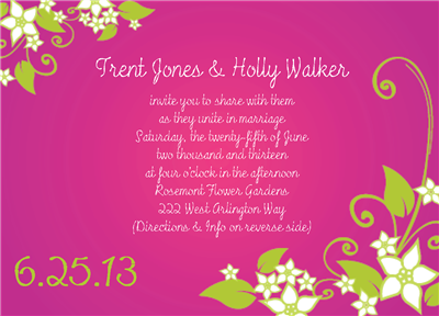 Tropical Treat Invite
