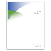 Soft Curves Letterhead