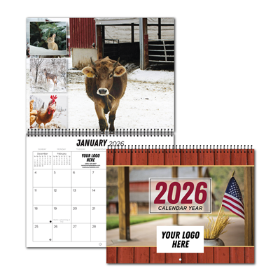 Spiral Bound Wall Calendar
