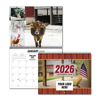 Spiral Bound Wall Calendar