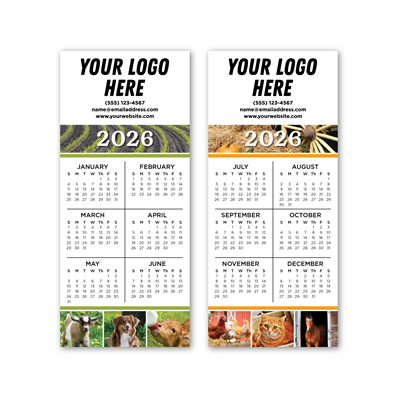 Calendar Stuffer/Rack Card