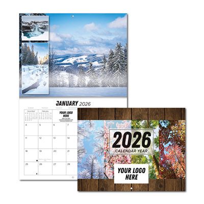 Stitched Wall Calendar