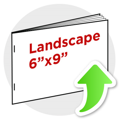 6"x9" Landscape Booklet Staple
