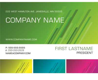 Passing Lanes Bus. Card