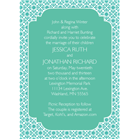 Beautiful Border Invite