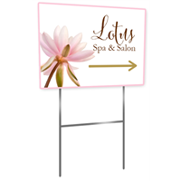 Coroplast Yard Sign w/H-Stake