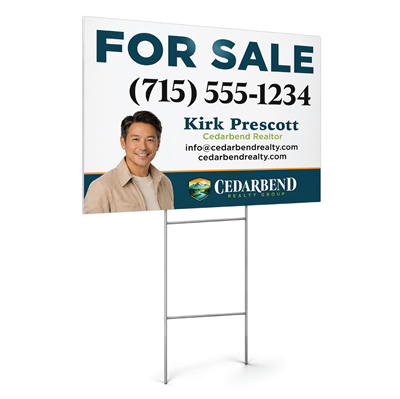 Yard Sign (with stake)