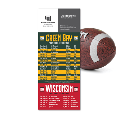 2026 Football Schedule Handout or Magnet
