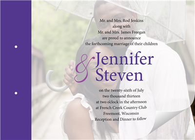 Joyous Vellum Invite