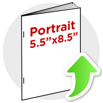 5.5"x8.5" Portrait Booklet Staple