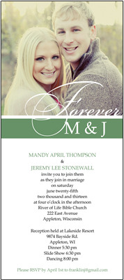 Forever Photo Invite