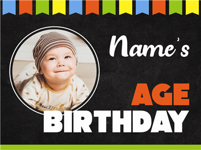 Birthday Celebration Sign - Economy