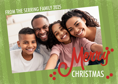 Festive Christmas A7 Flat