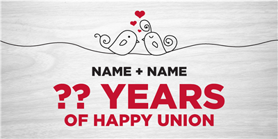 Anniversary Celebration Banner